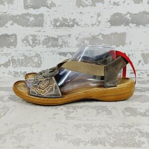 Rieker Womens Regina Brown Boho Summer Sandals K267